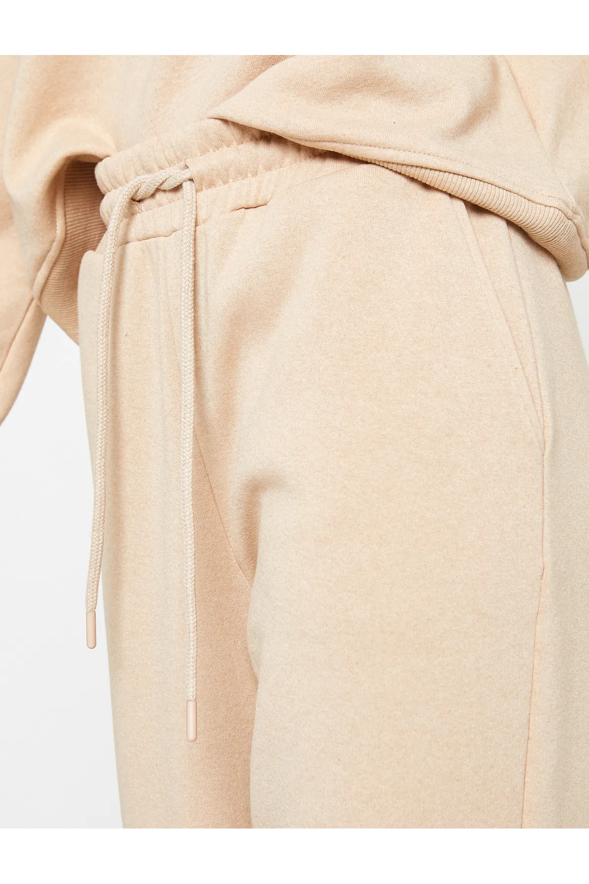 Koton  Dicke Basic-Jogger-Jogginghose mit Tasche und Bindebund