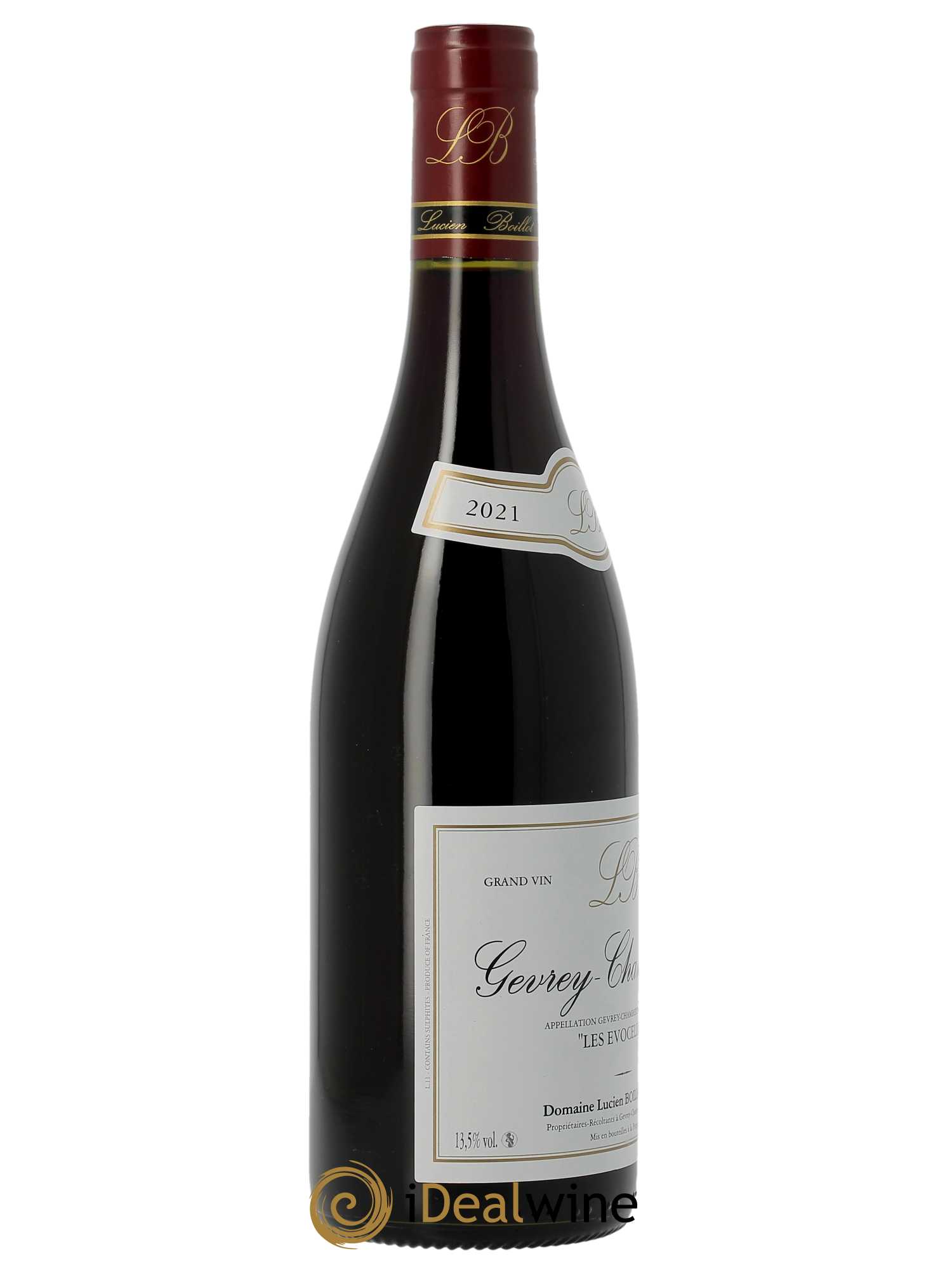 Gevrey-Chambertin Les Evocelles Lucien Boillot & Fils (Domaine)  2021 - Lot de 1 Bouteille