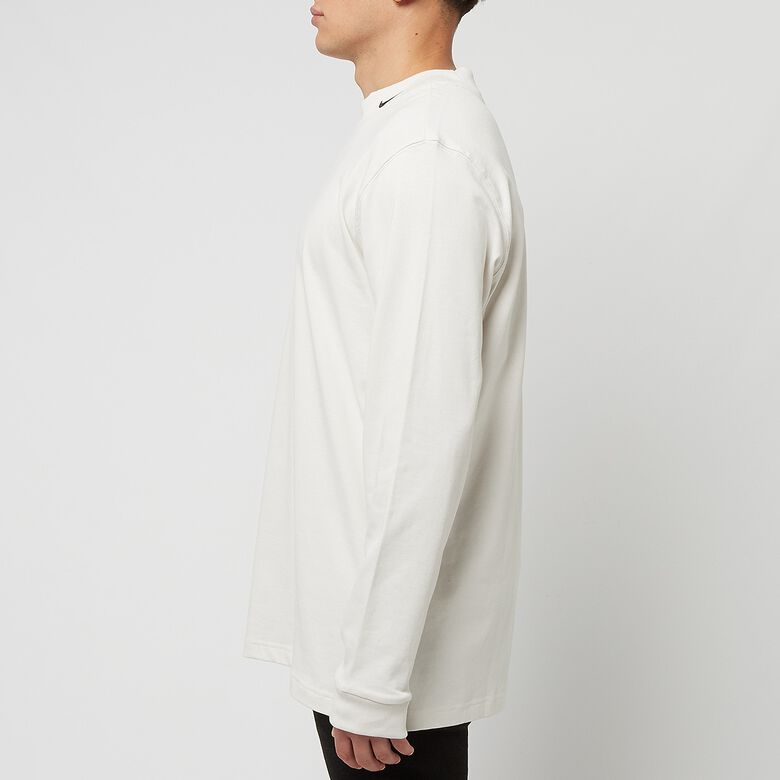 NIKE Life Long Sleeve Mock Neck Shirt phantom/black