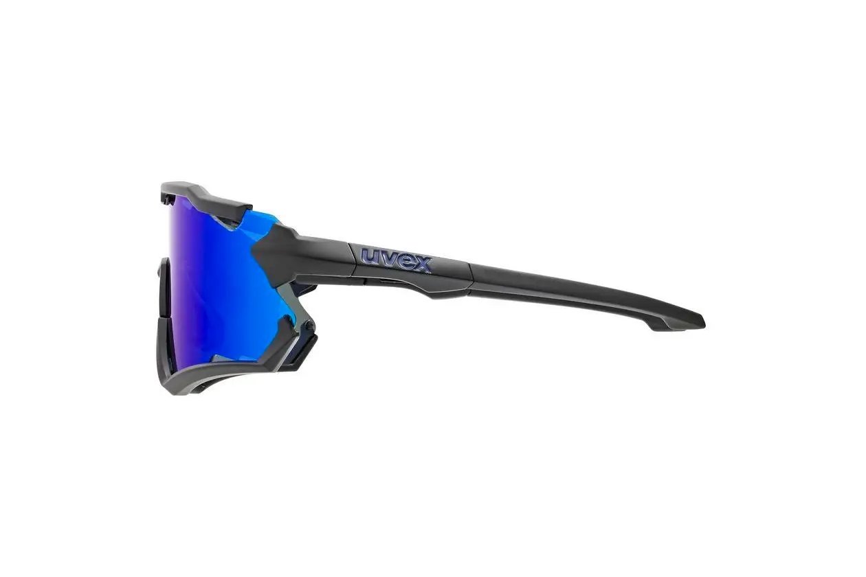 Uvex Sportstyle 228 Black Matt / Mirror Blue