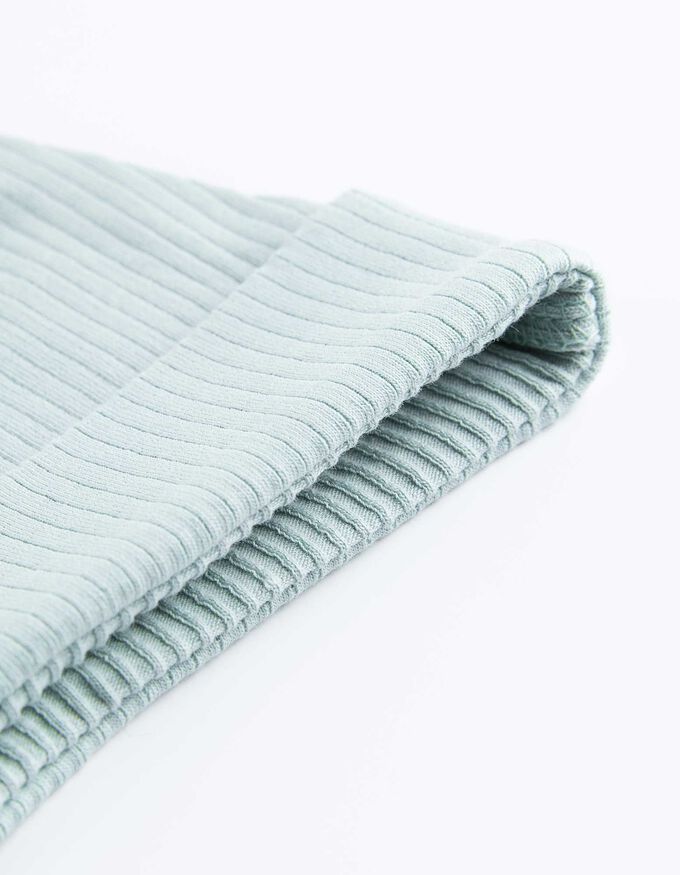 Set aus Langarmbody, Hose und Mütze - Rippenstruktur