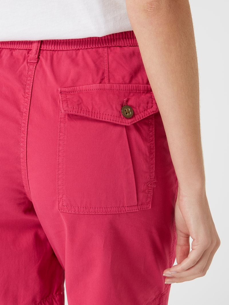 Chino-Shorts mit Stretch-Anteil in pink