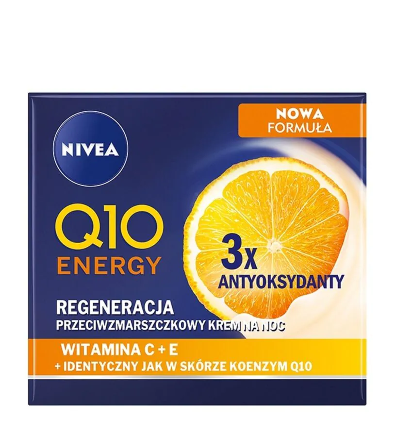 Nivea VisageQ10 PlusC noćna krema protiv bora za pomlađenu i energiziranu kožu
