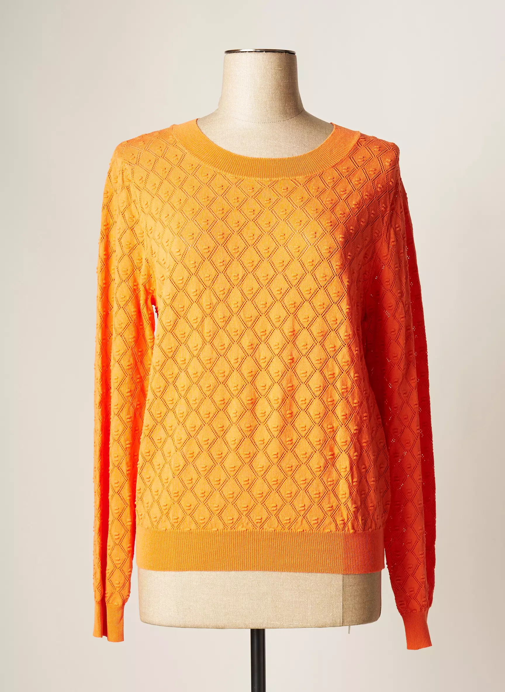 Lili Sidonio Pulls Femme couleur orange