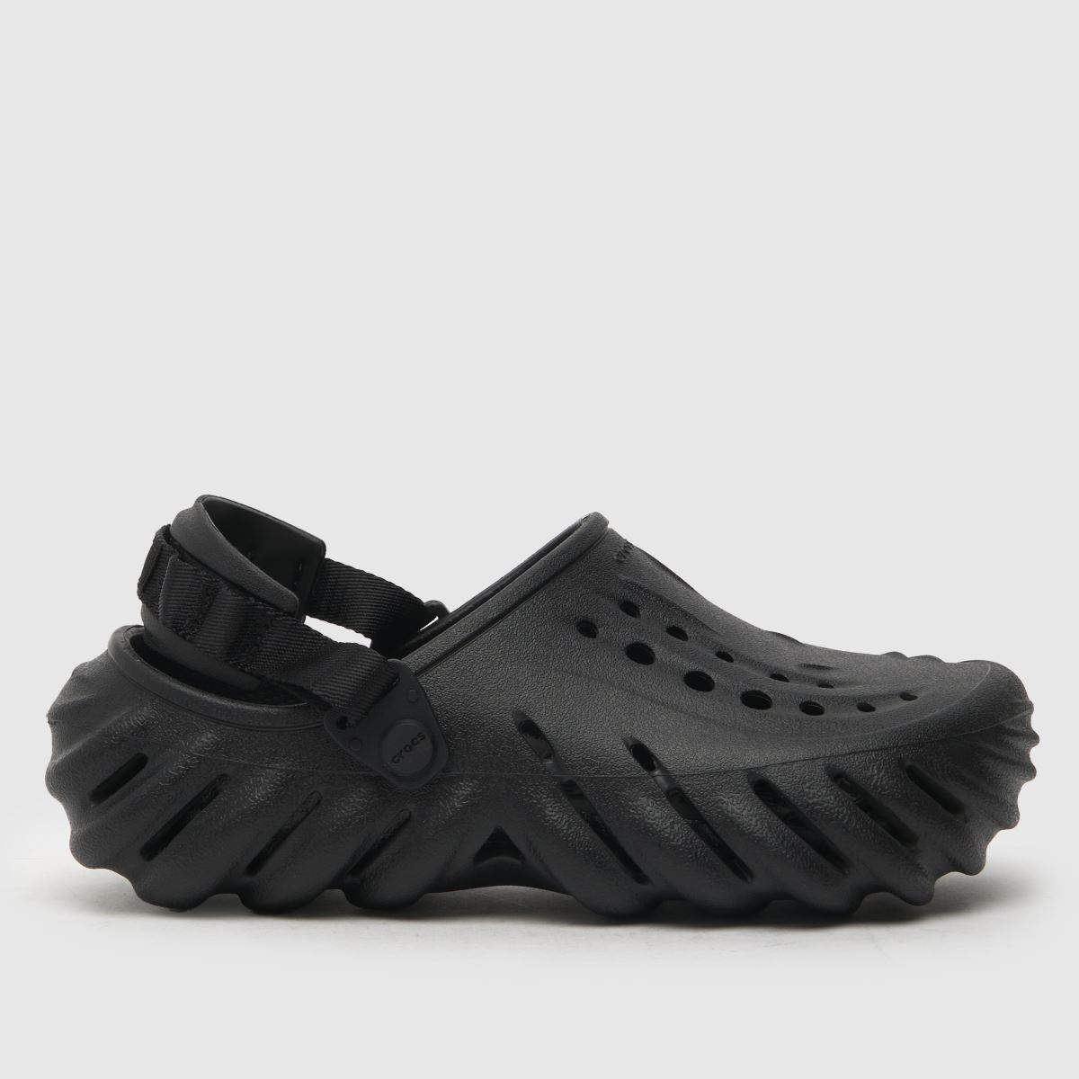 Crocs sandali Echo Clog v črni barvi