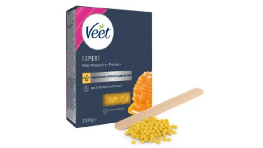 Veet Expert Warmwachs Perlen mit Bienenwachs 230 g