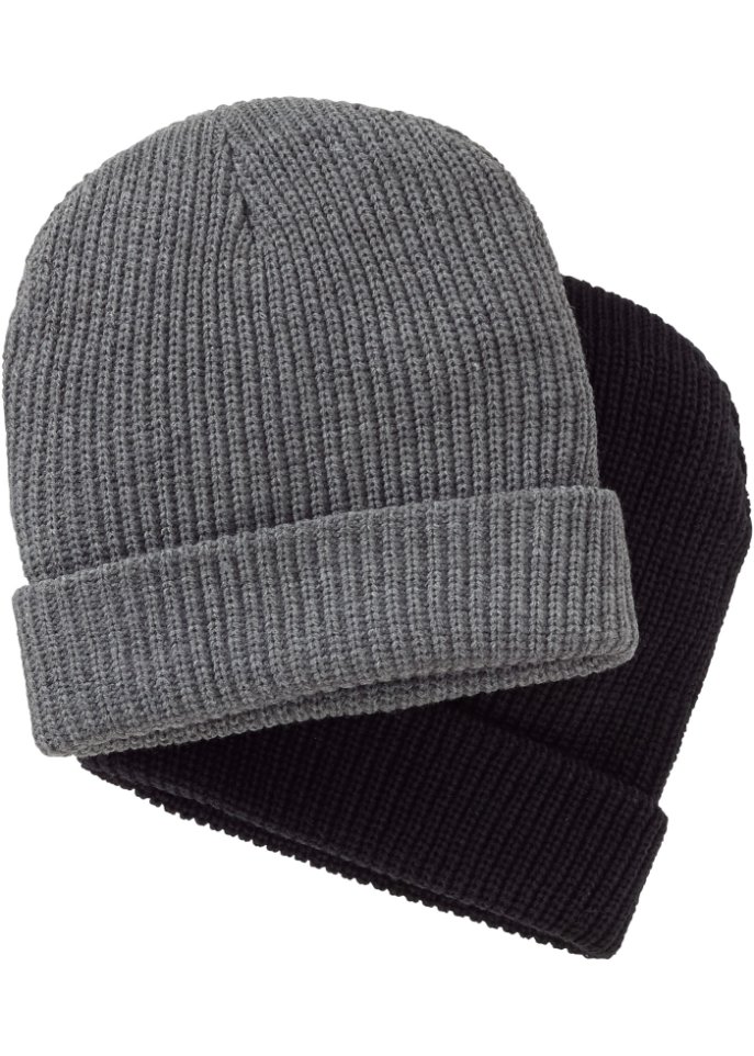 Strickmütze (2er Pack)