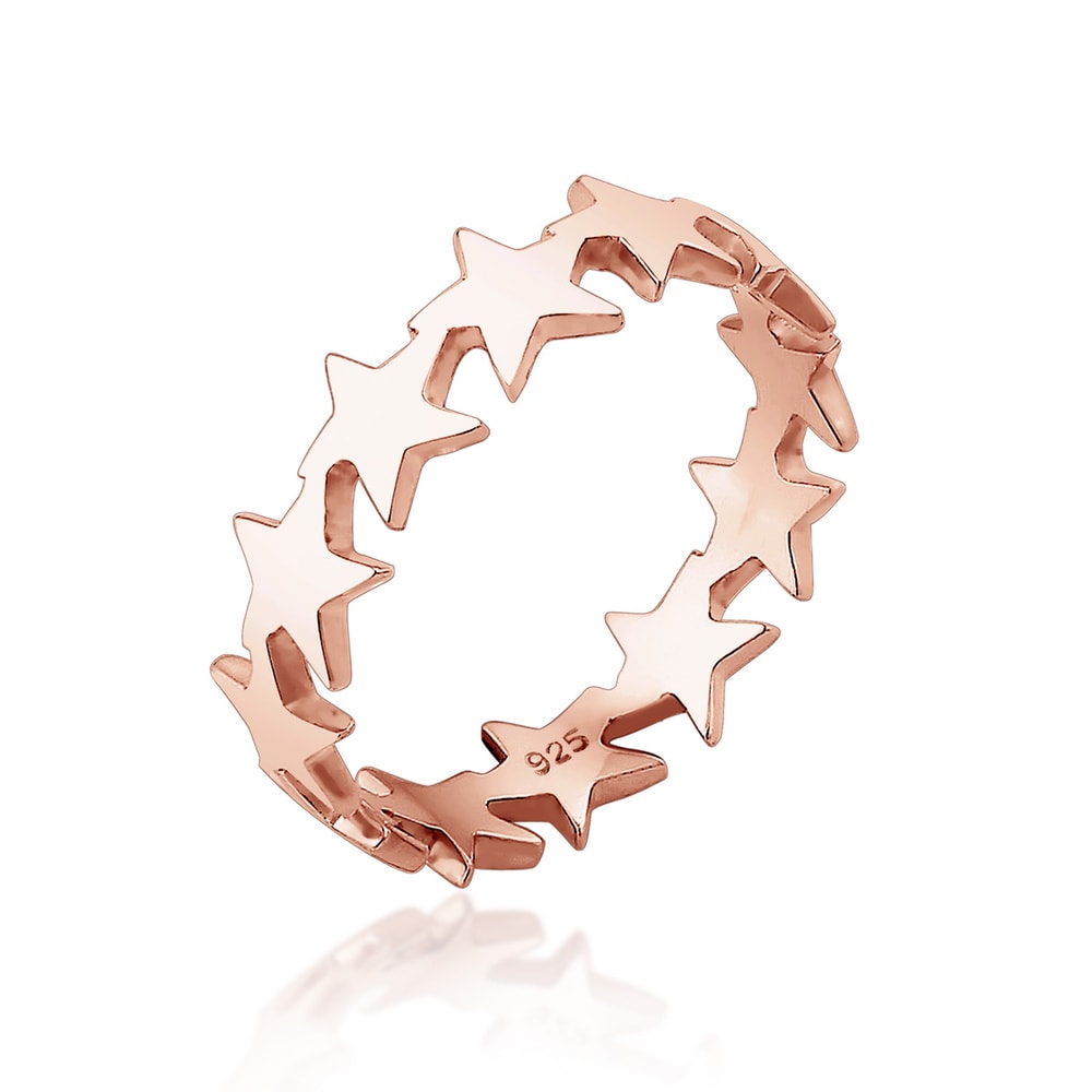 Elli Elli Bague Étoile Astro Tendance Bloggueur 925 Argent Bague