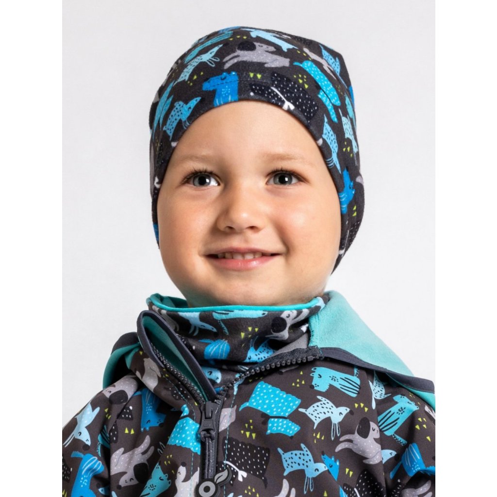 Unuo Basic Fleece-Schlauchschal für Kinder Hunde