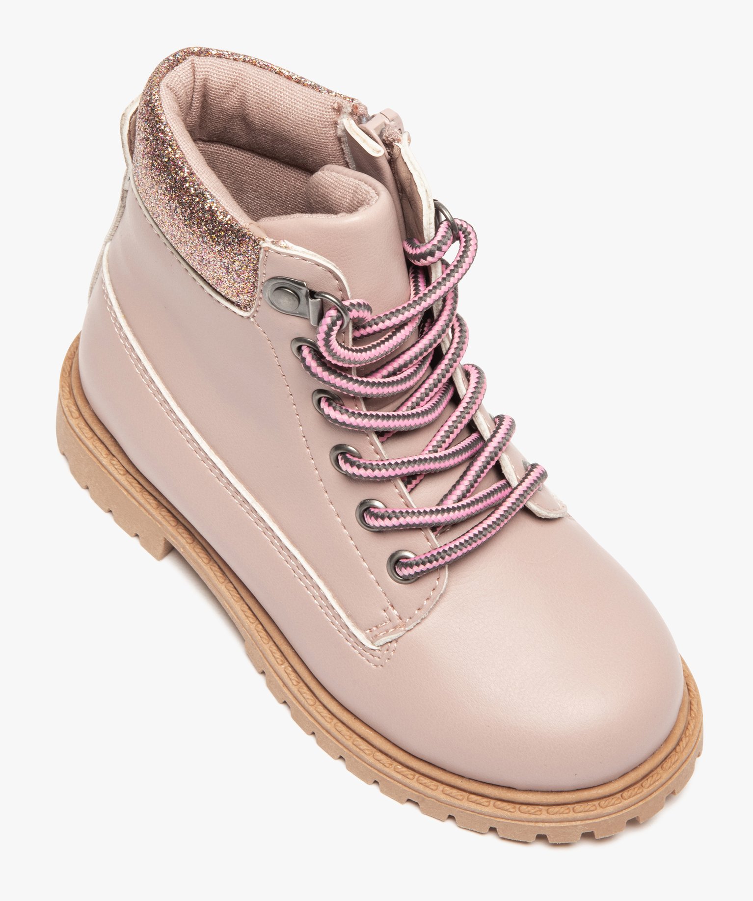 Bottines bébé fille zippées à col rembourré - Les Supaires | GEMO