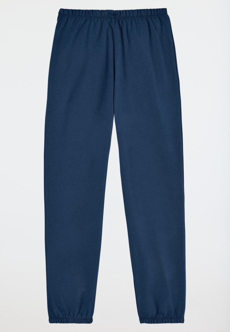 Schlafanzug lang Sweatware Bündchen off-white - Nightwear