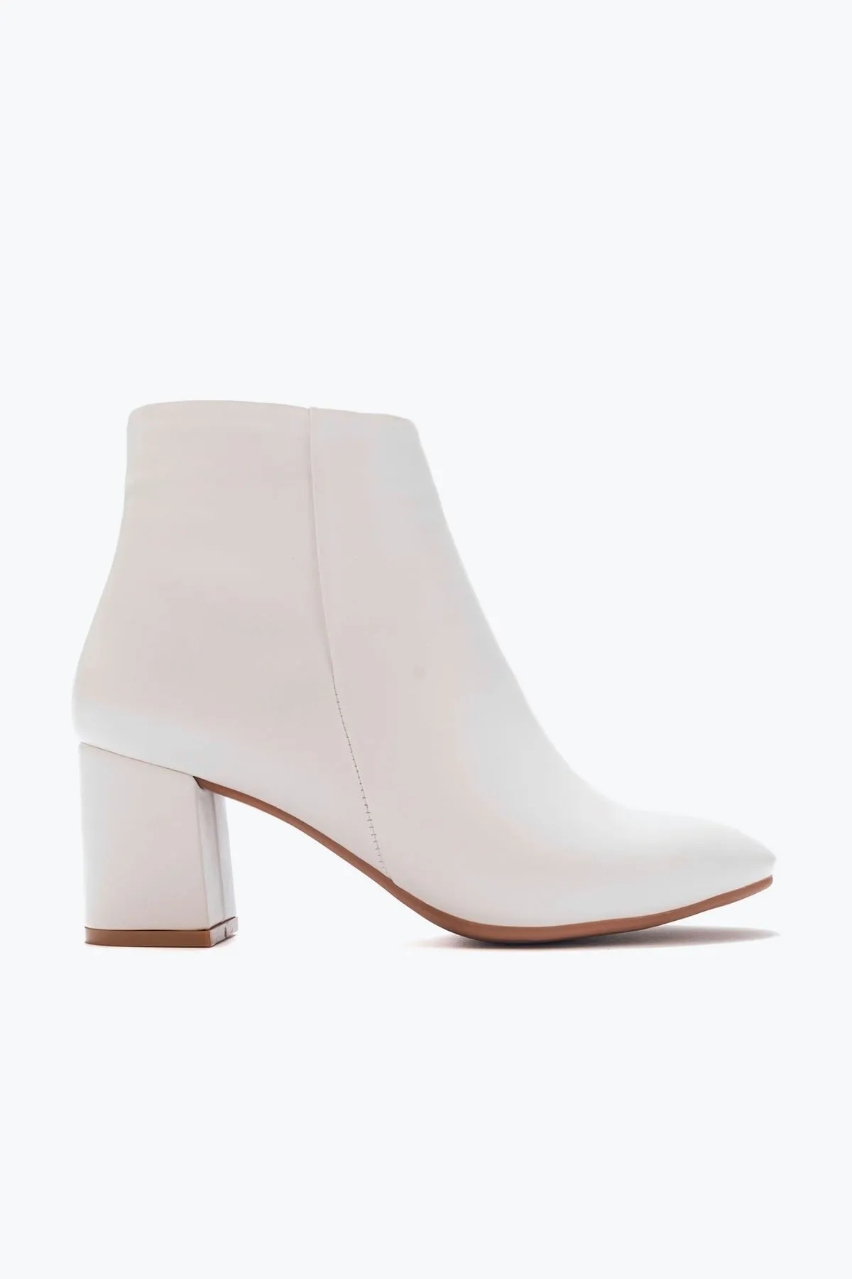 LuviShoes  Alva White Skin Damenstiefel