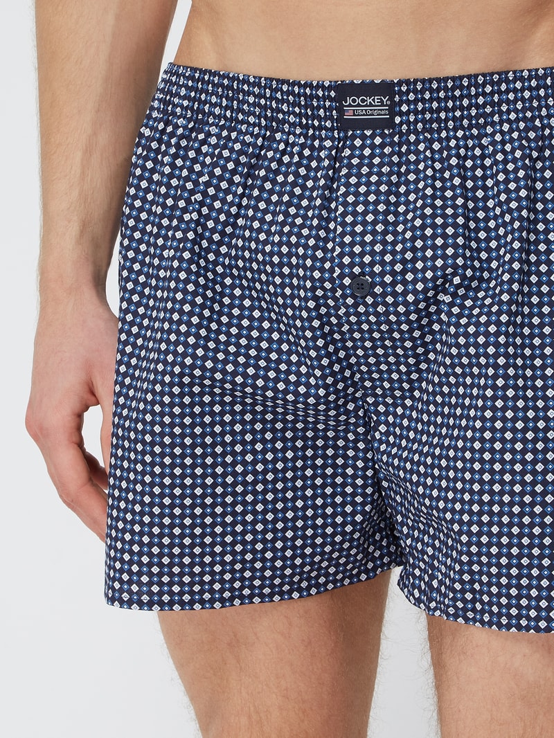 Boxershorts aus Baumwolle im 2er-Pack in marineblau