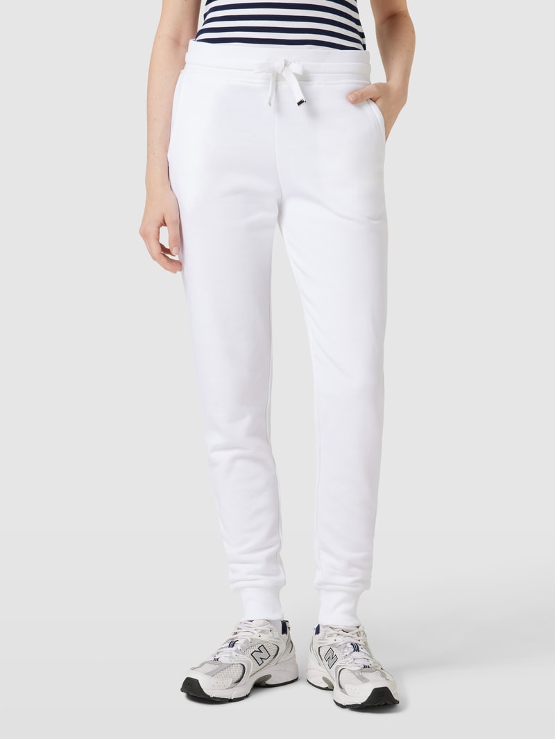 Sweatpants mit Eingrifftaschen in weiss