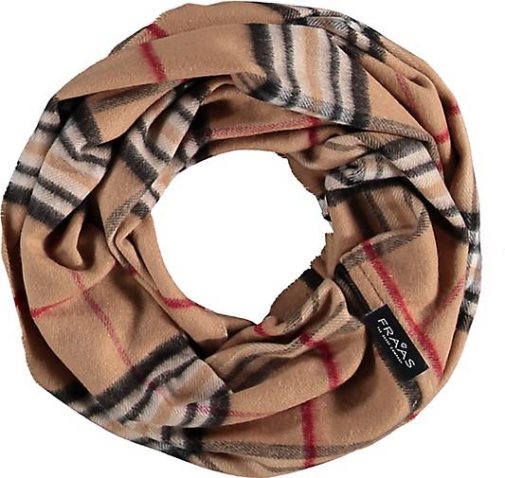 FRAAS Dünner Cashmink-Loop mit FRAAS Plaid Karo - Made in Germany