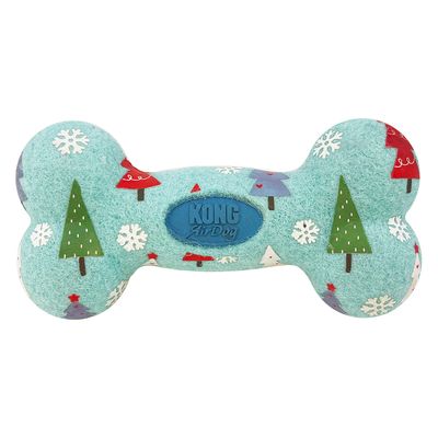 KONG Holiday AirDog® Squeaker Knochen