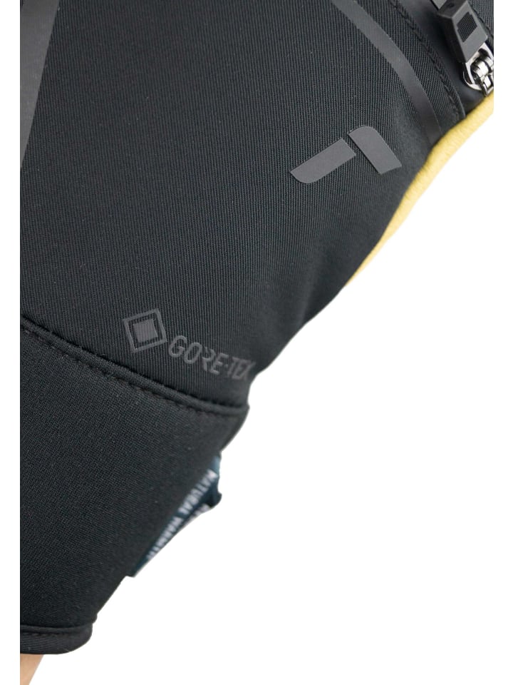 Reusch Fingerhandschuhe Down Spirit GORE-TEX SC in 7490 black / camel günstig kaufen
