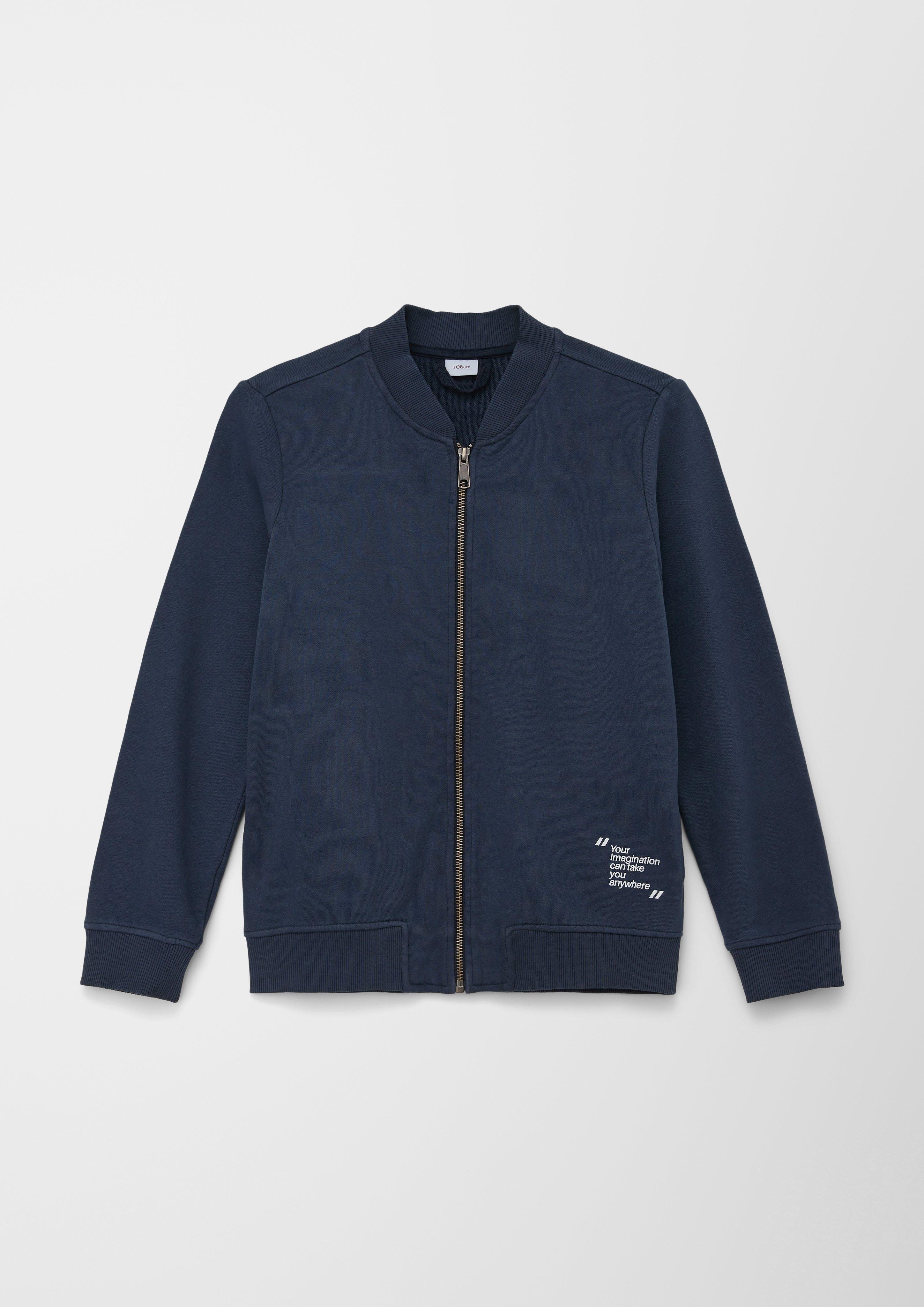Sweatjacke mit Stehkragen  2128425-5952