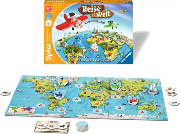 tiptoi® Unsere Reise um die Welt - Lernspiel ab 4 Jahren