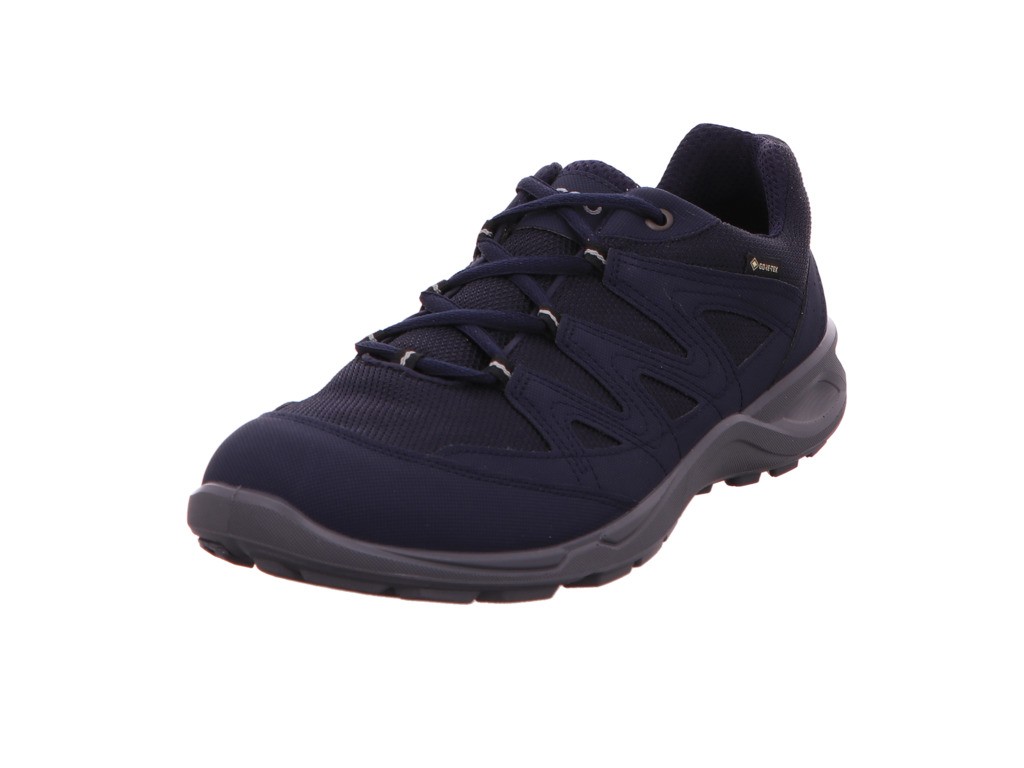 ECCO Freizeit Schnürer blau Outdoor