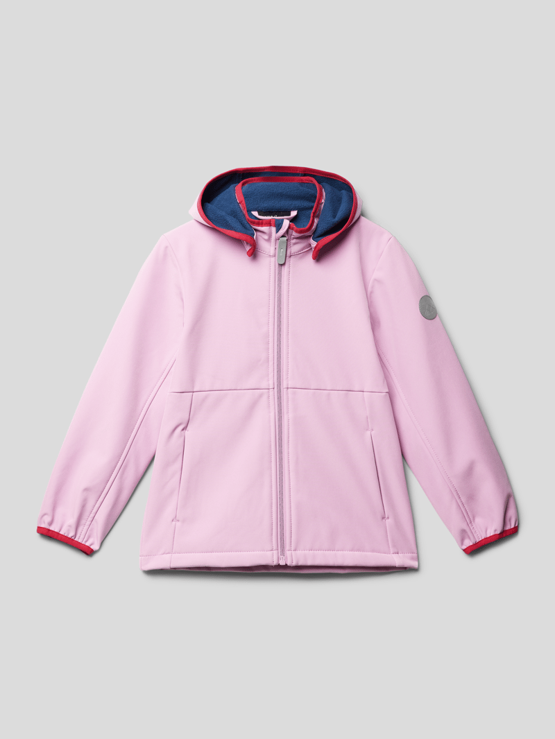 Jacke mit Label-Patch Modell 'MALTA' in rosa
