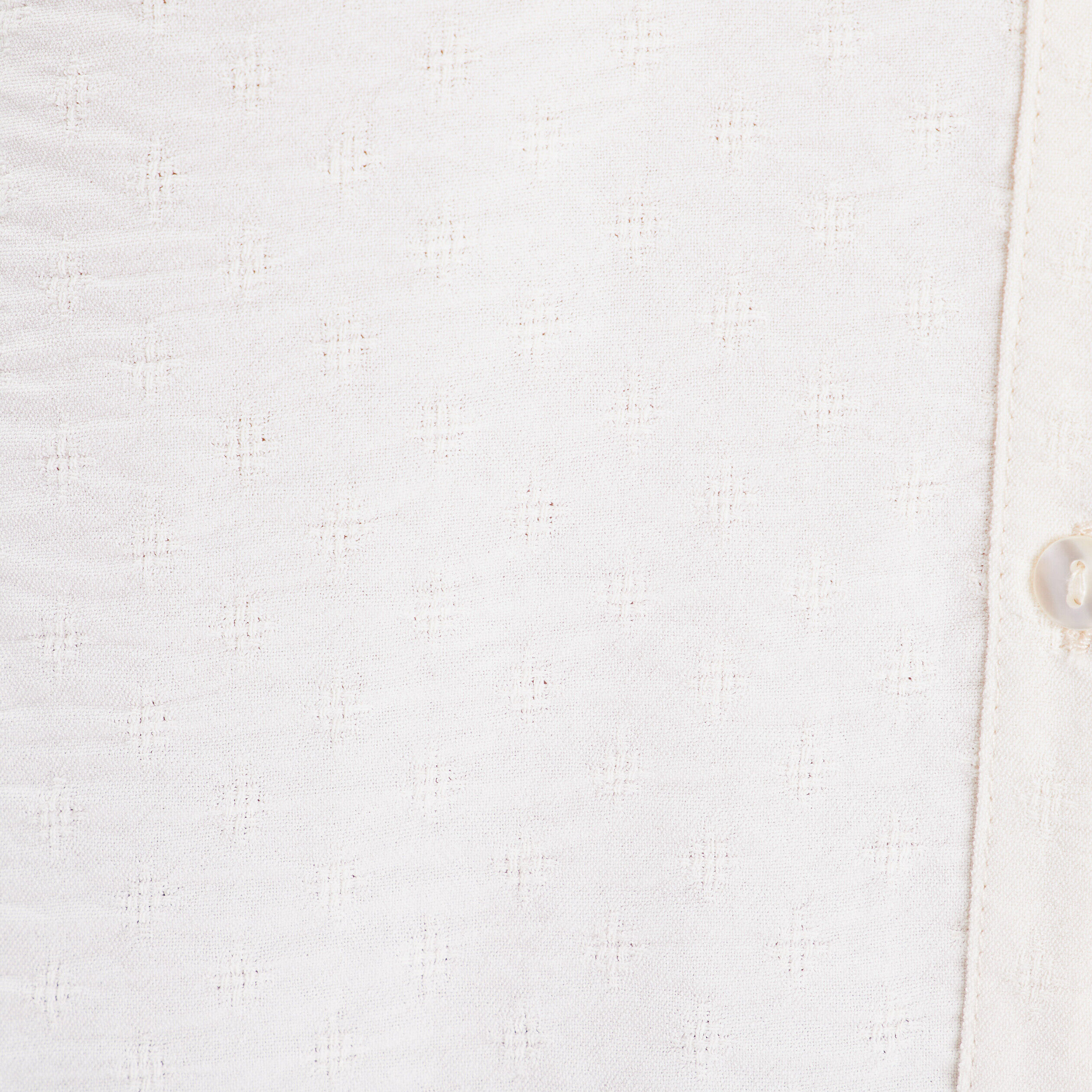 Chemise manches 3/4 ivoire femme | Cache Cache