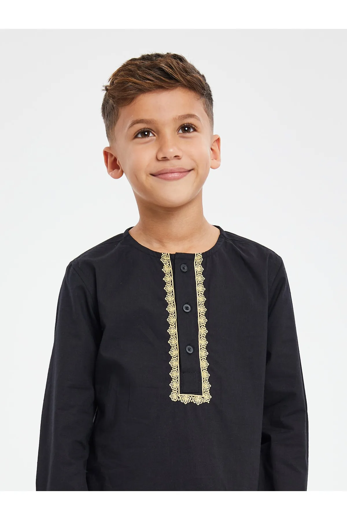 Threadboys  Hemd - Schwarz - Regular Fit