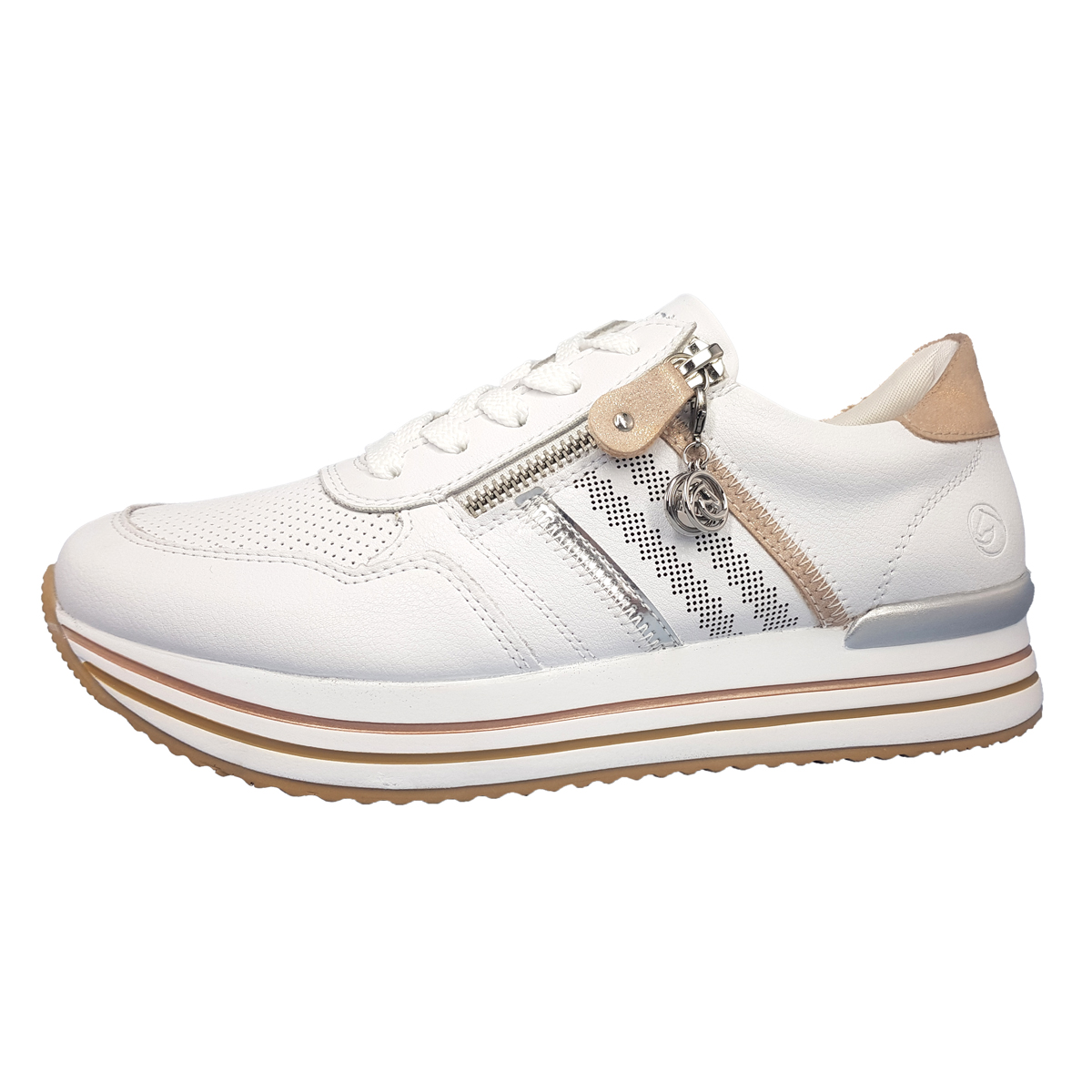 Remonte D1318-80 Weiß 80 Weiss/Rosegold