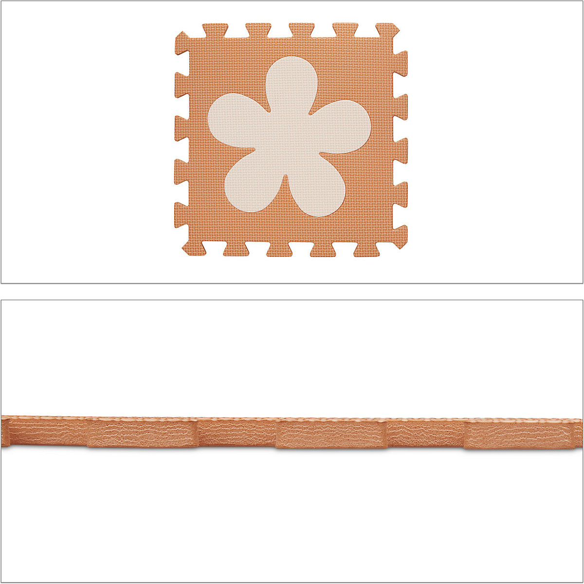 Puzzlematte Blumenmuster