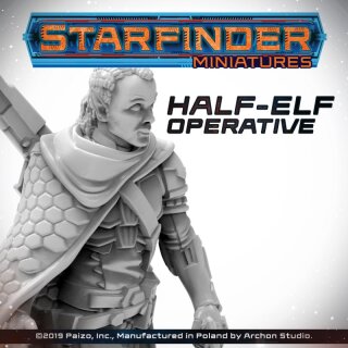 Starfinder Miniatures: Half-Elf Operative