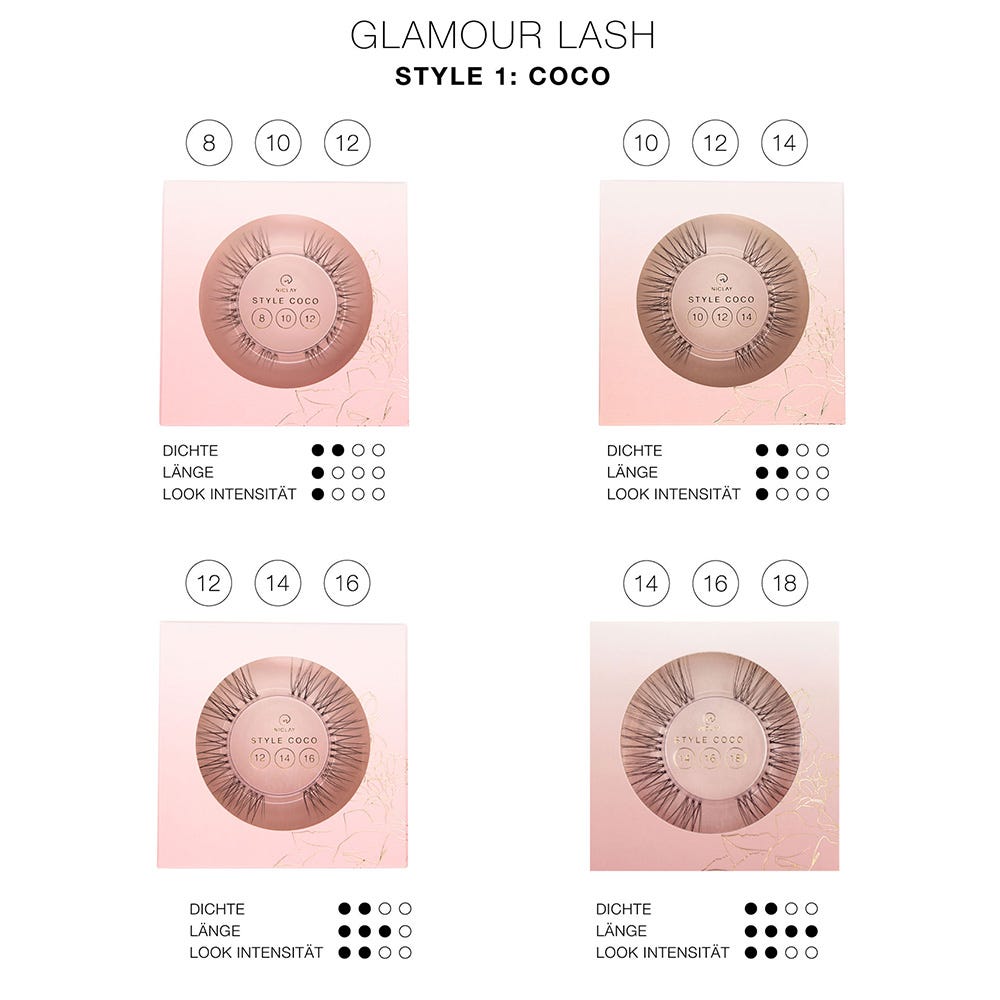 Niclay Glamour Lash Single Coco 12/14/16 mm