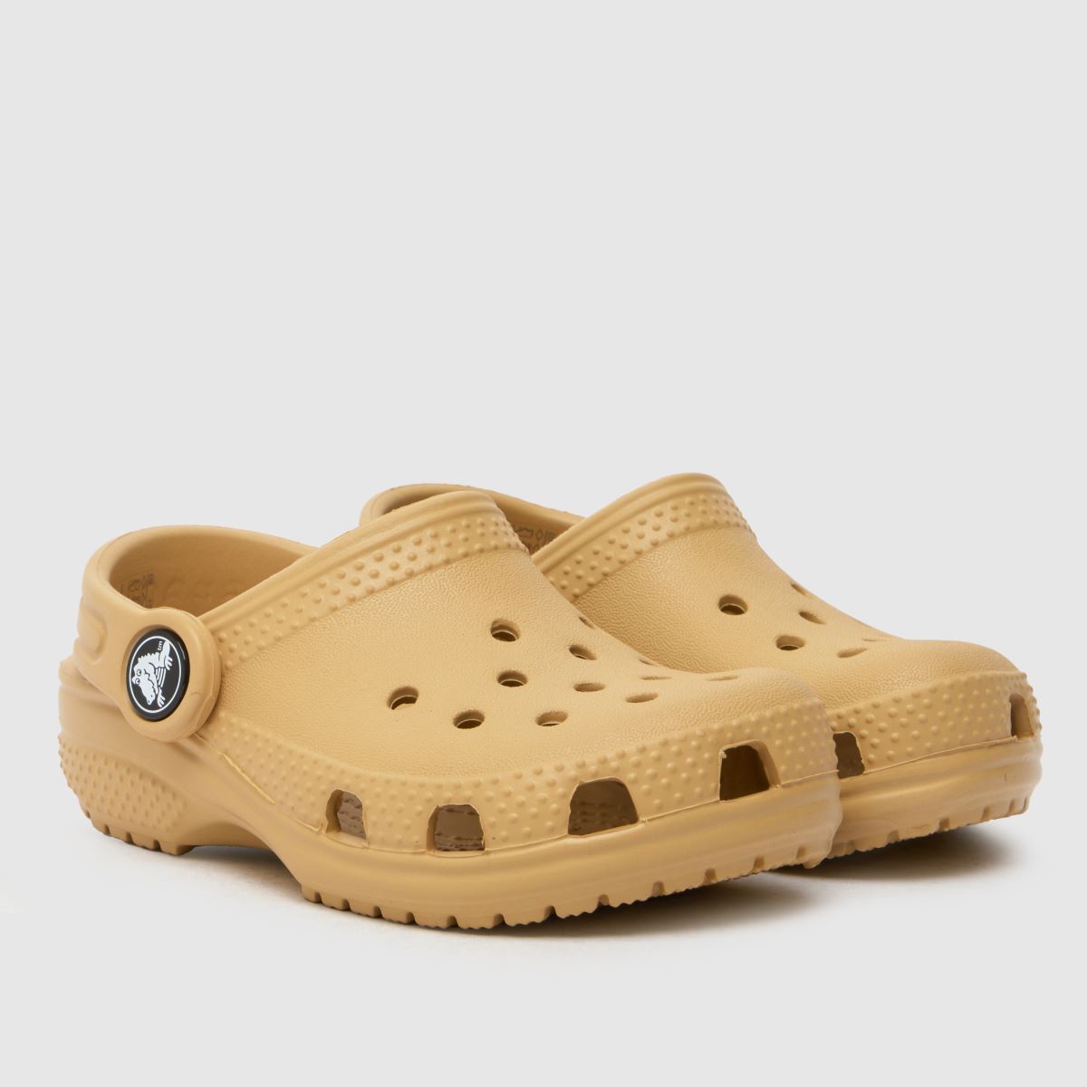 Crocs bruna klassiska träskor för småbarn