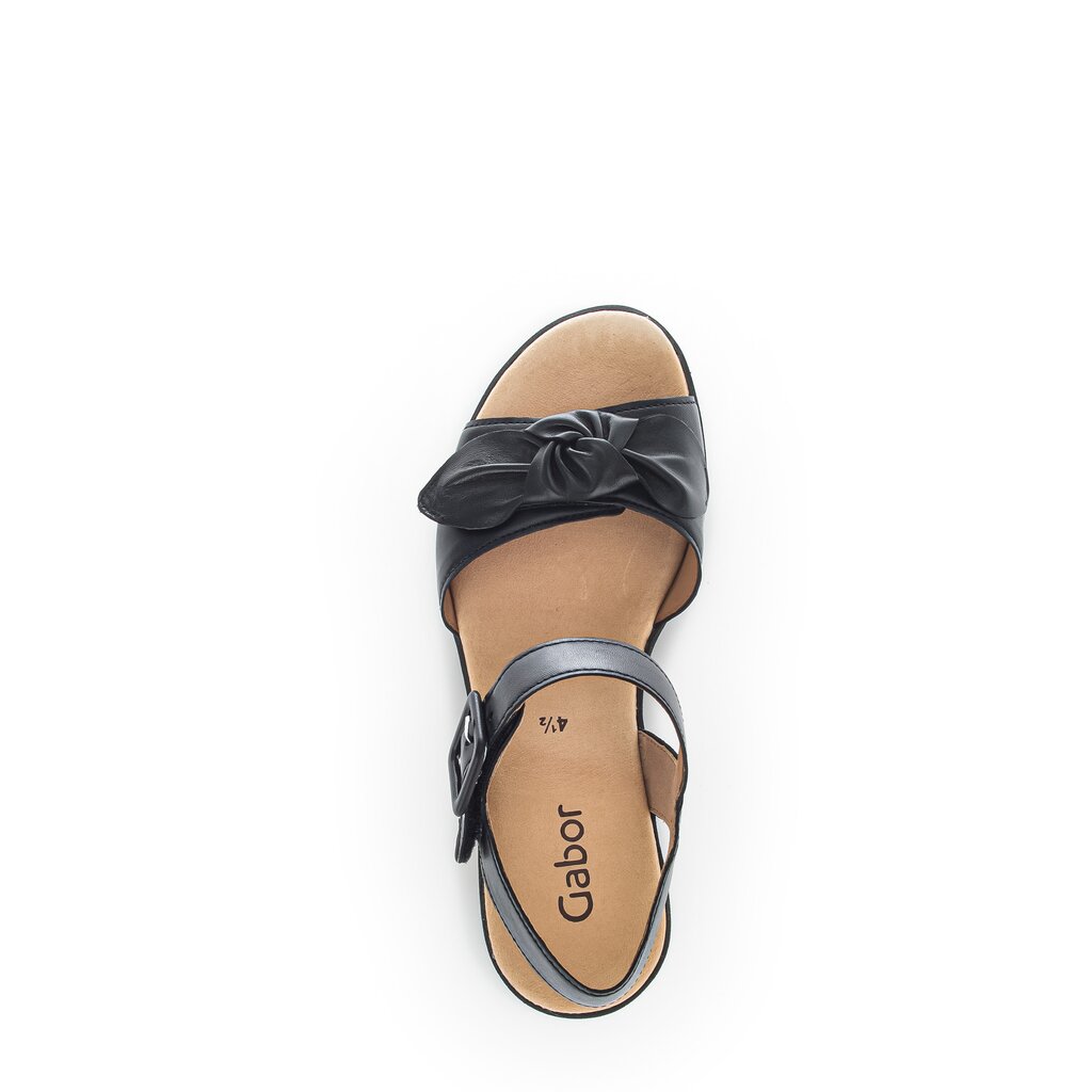 Gabor fashion Keilsandalette schwarz