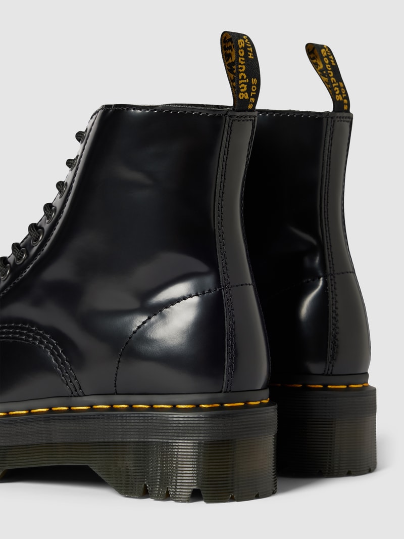 Stiefel mit Plateausohle Modell 'Sinclair' in schwarz