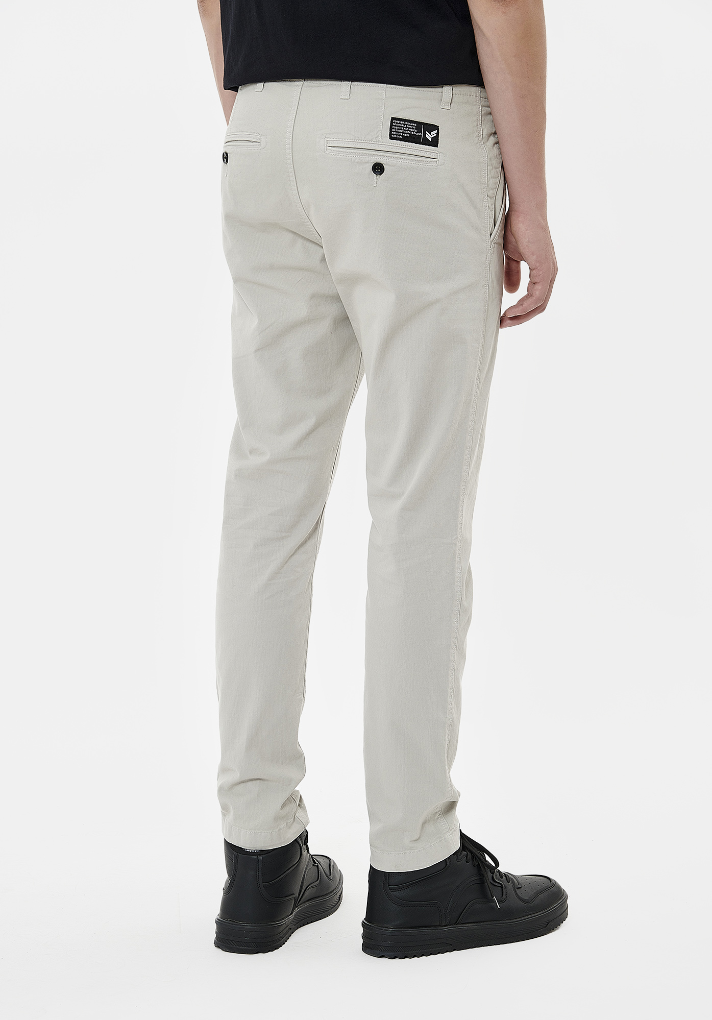 CAROS  Pantalon slim gris homme