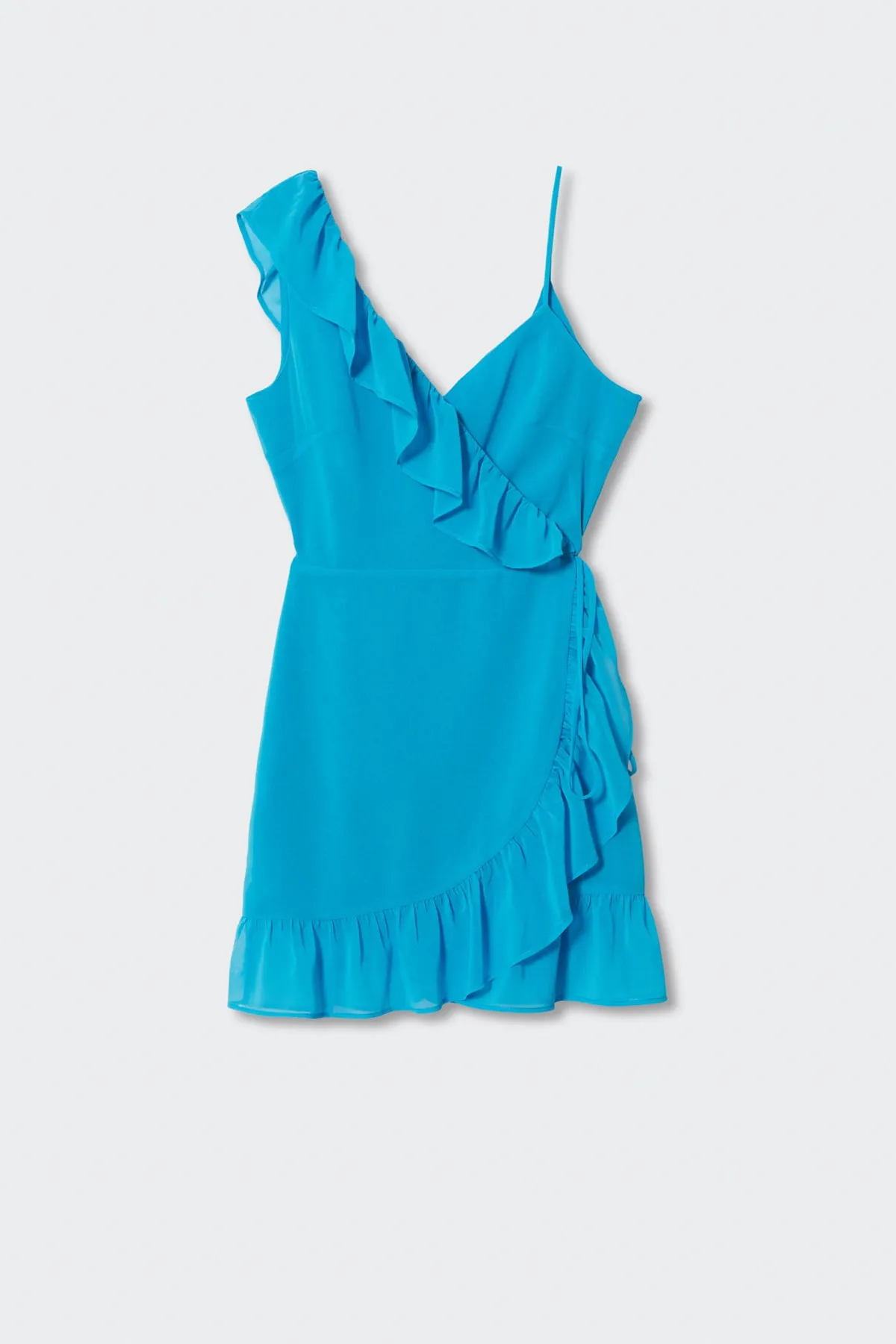 MANGO  Blaues Damenkleid 37091299