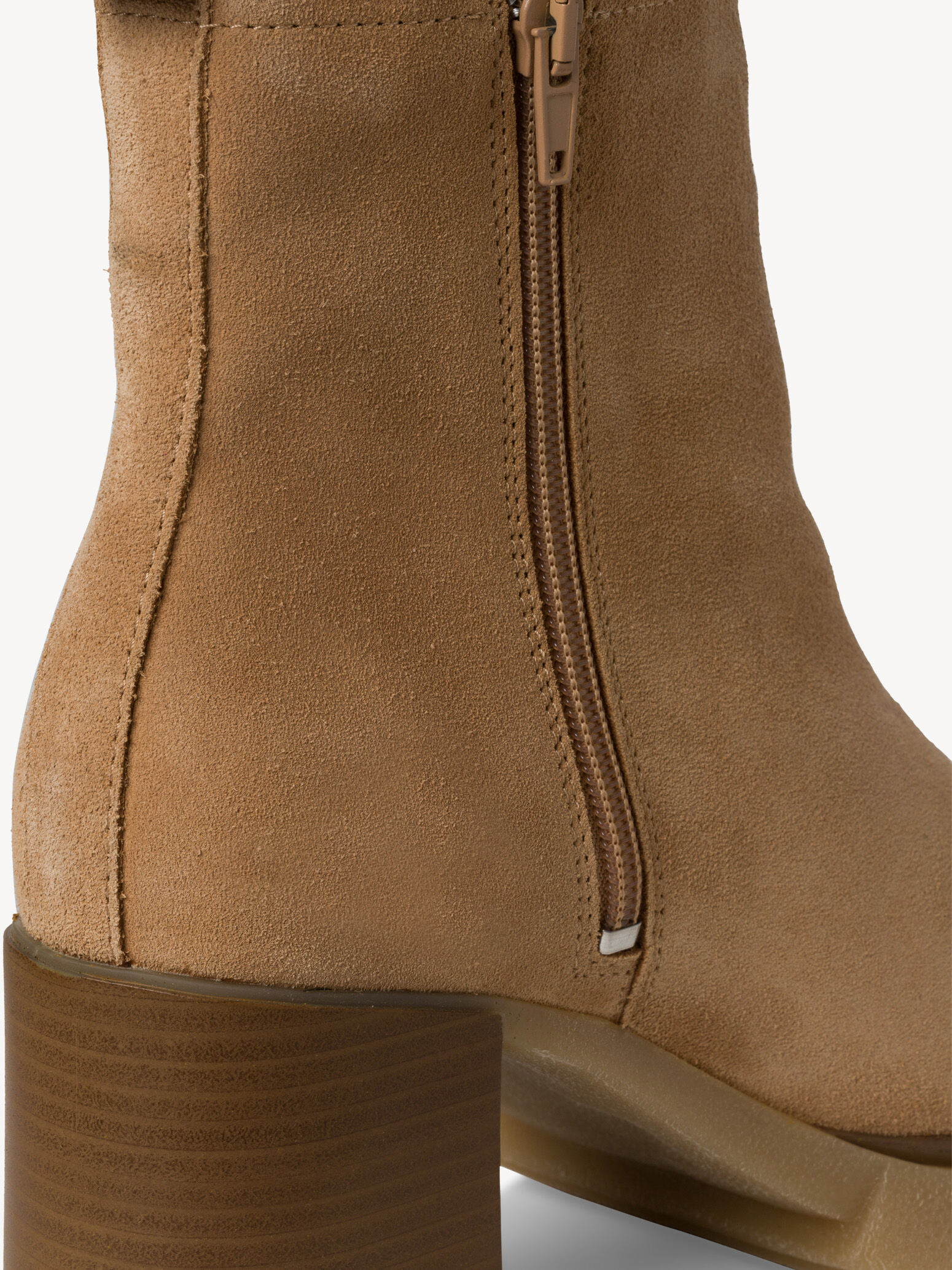 Bottine en cuir - marron