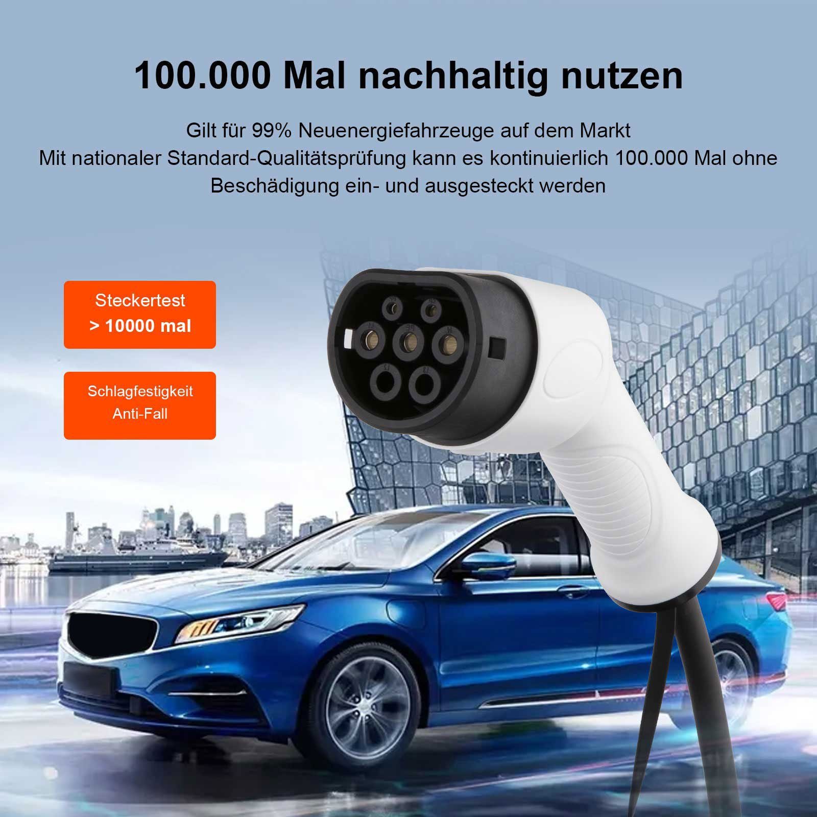 GLIESE Elektroauto-Ladestation 16A 3,5kW Schuko Ladestecker Elektroauto-Ladegerät 5M