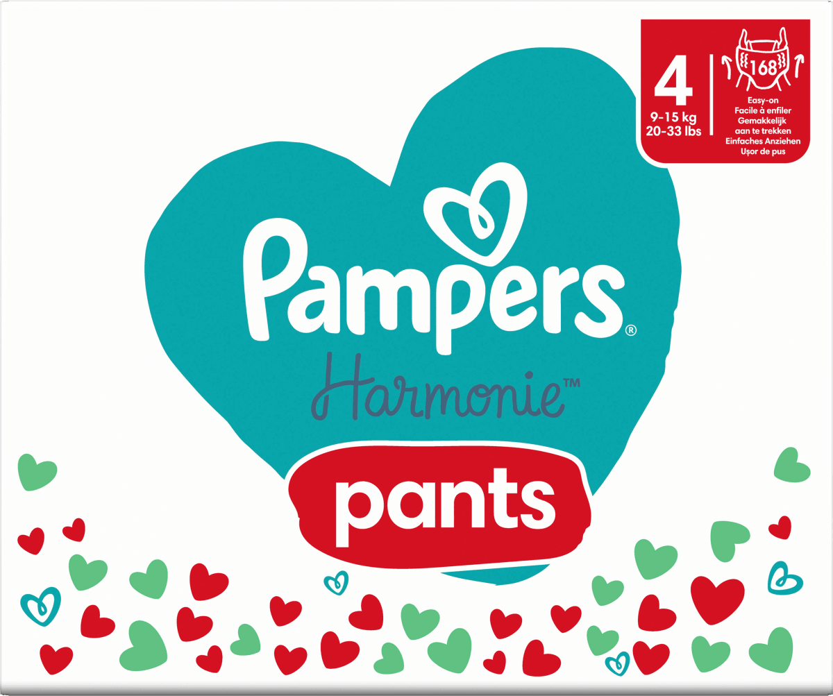 Baby Pants Harmonie Gr.4 Maxi (9-15 kg), Monatsbox, 168 St