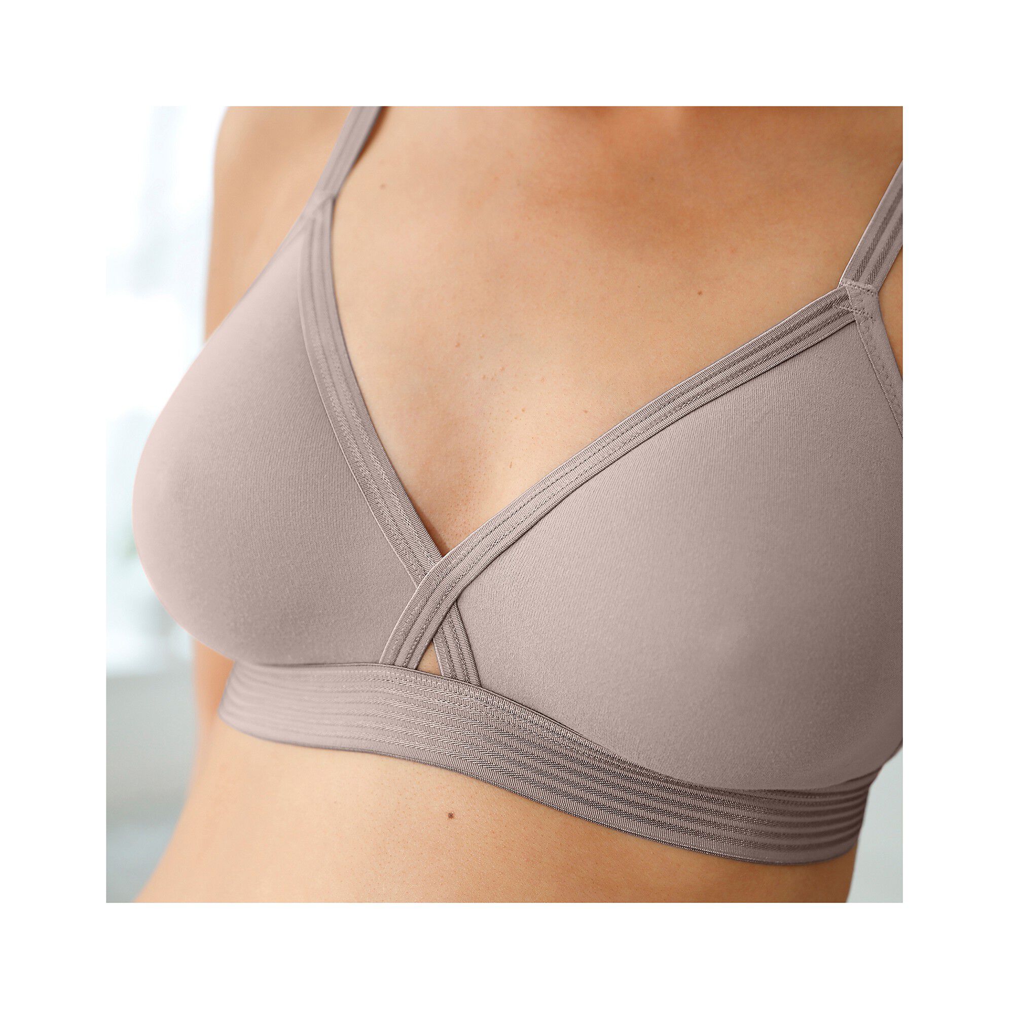 Soutien-gorge coton forme croisée