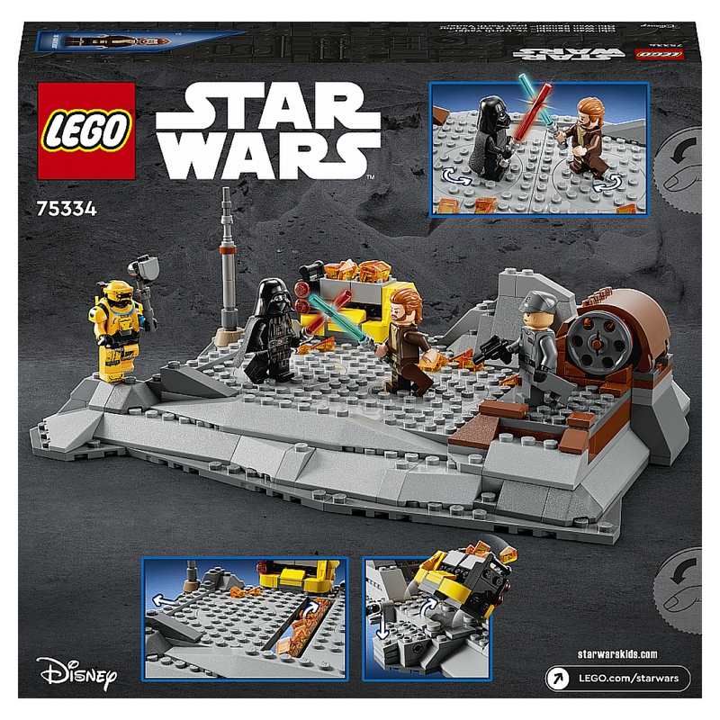 75334 Obi Wan Kenobi contre Dark vador LEGO Star Wars