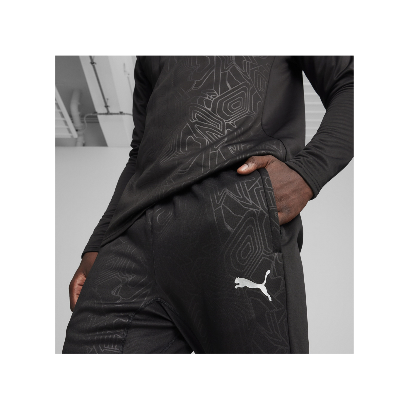 PUMA teamFINAL Trainingshose Schwarz F03