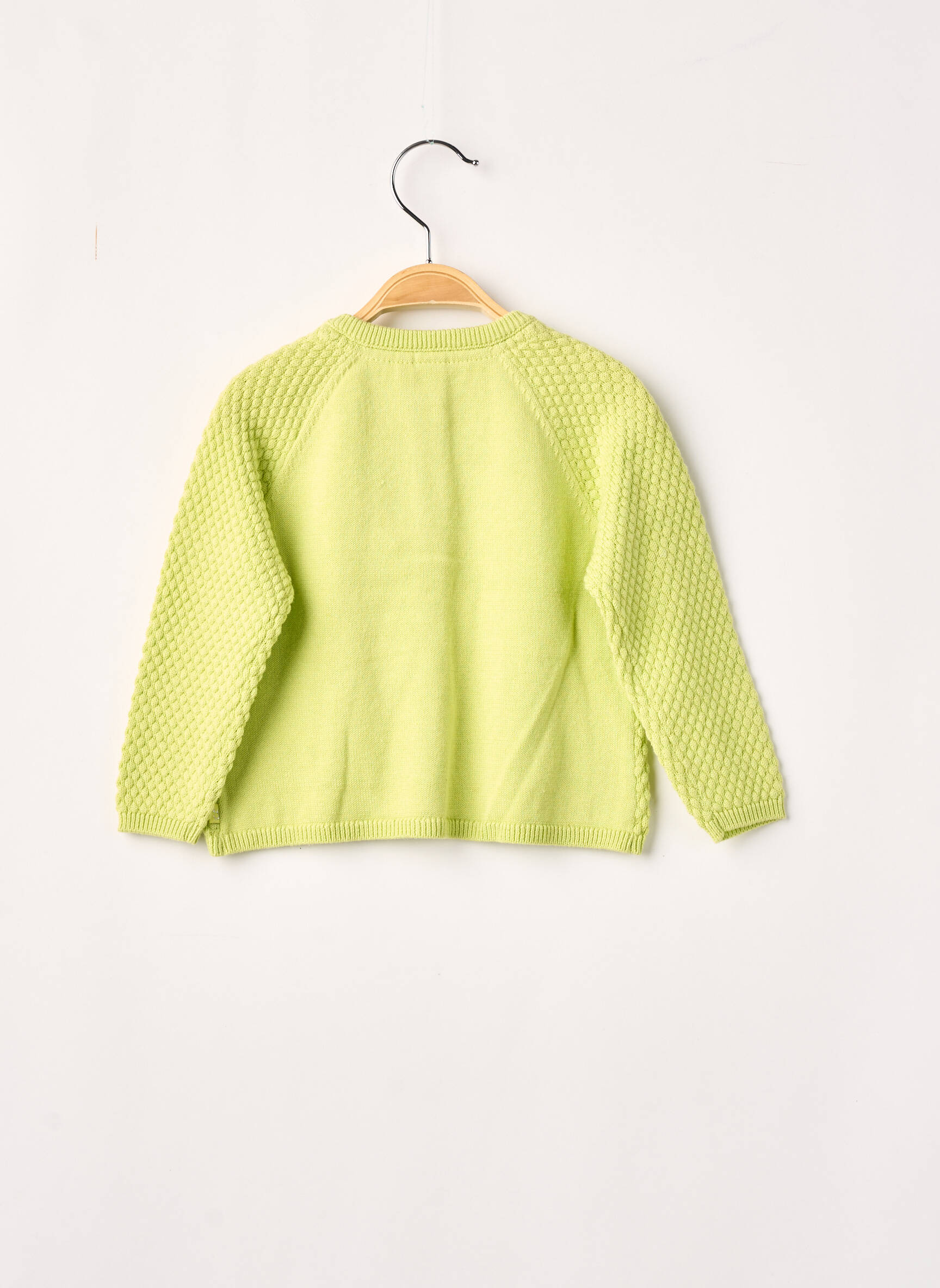 3 Pommes Fine Maille Fille couleur jaune
