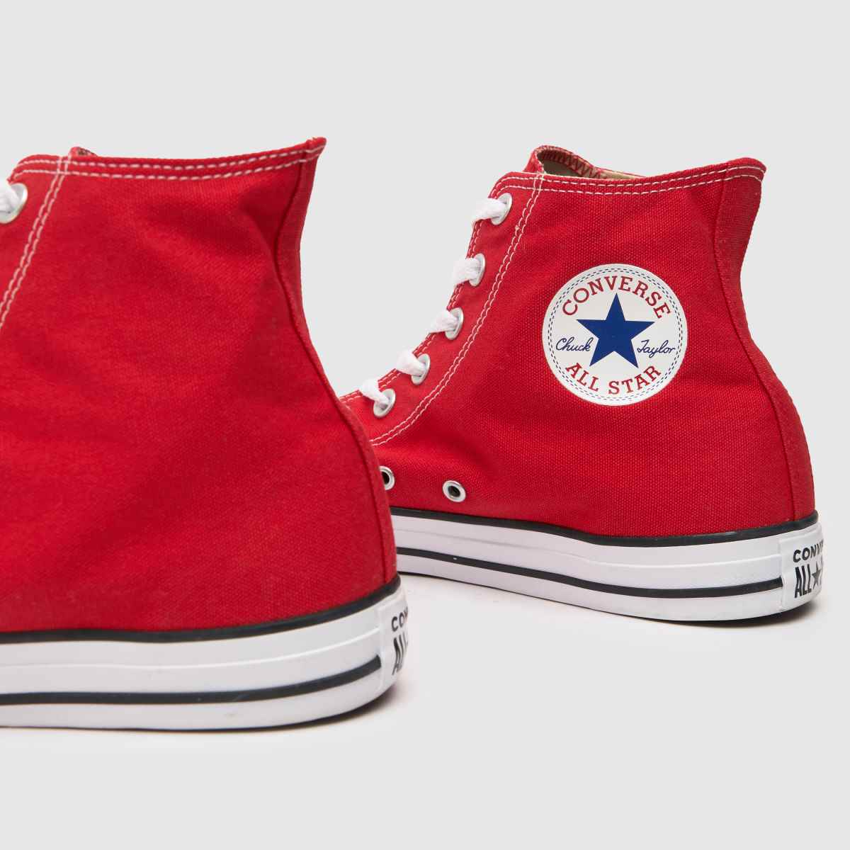Converse All Star Hi cipők piros színben