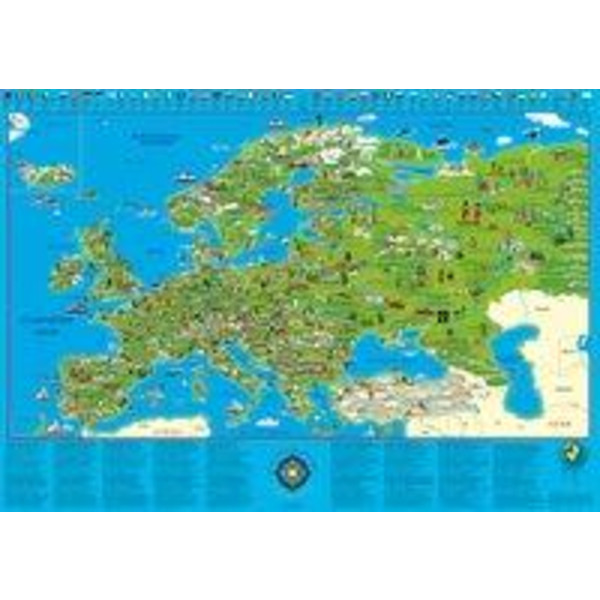 Kinder Europakarte - Poster