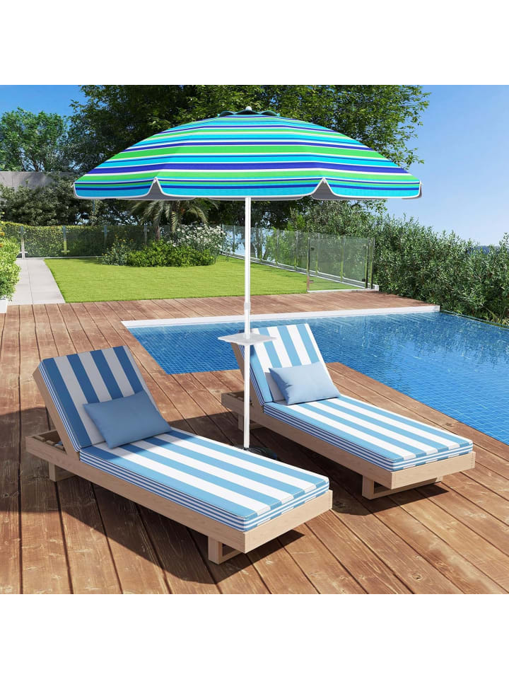 COSTWAY 200 cm Sonnenschirm in Grün günstig kaufen onesize