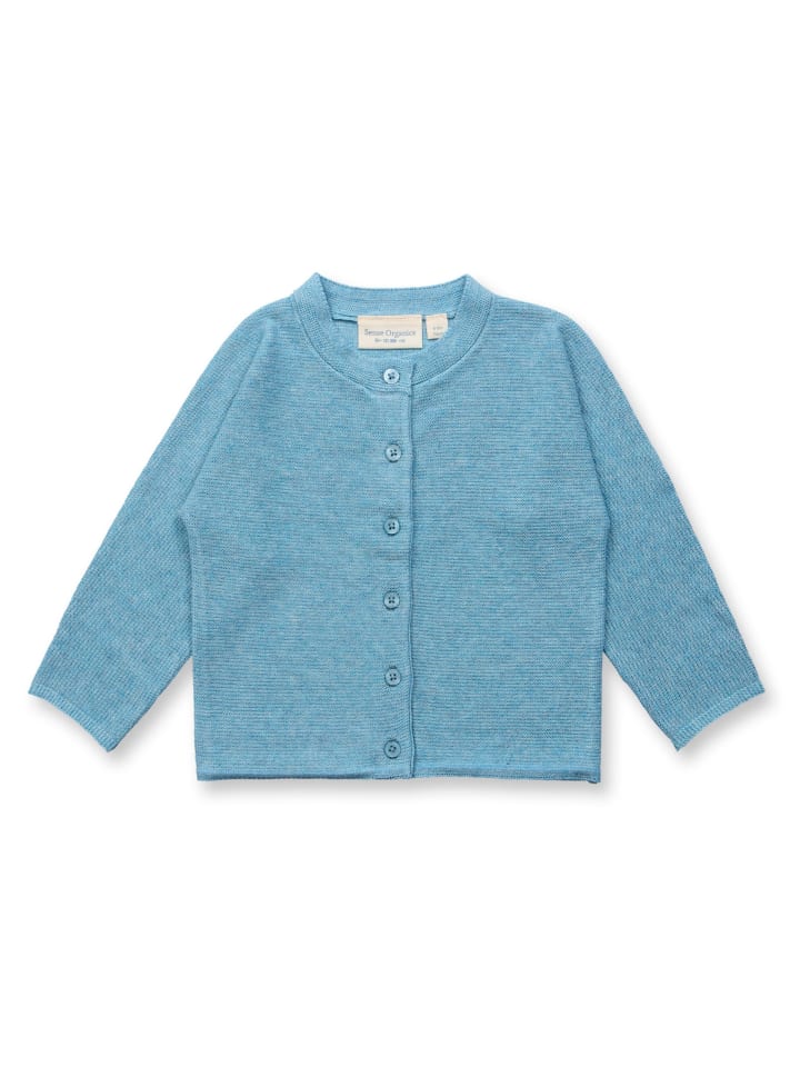 Sense Organics Sense Organics Mako Knitted Baby Cardigan Light Aqua Blue 74 günstig kaufen