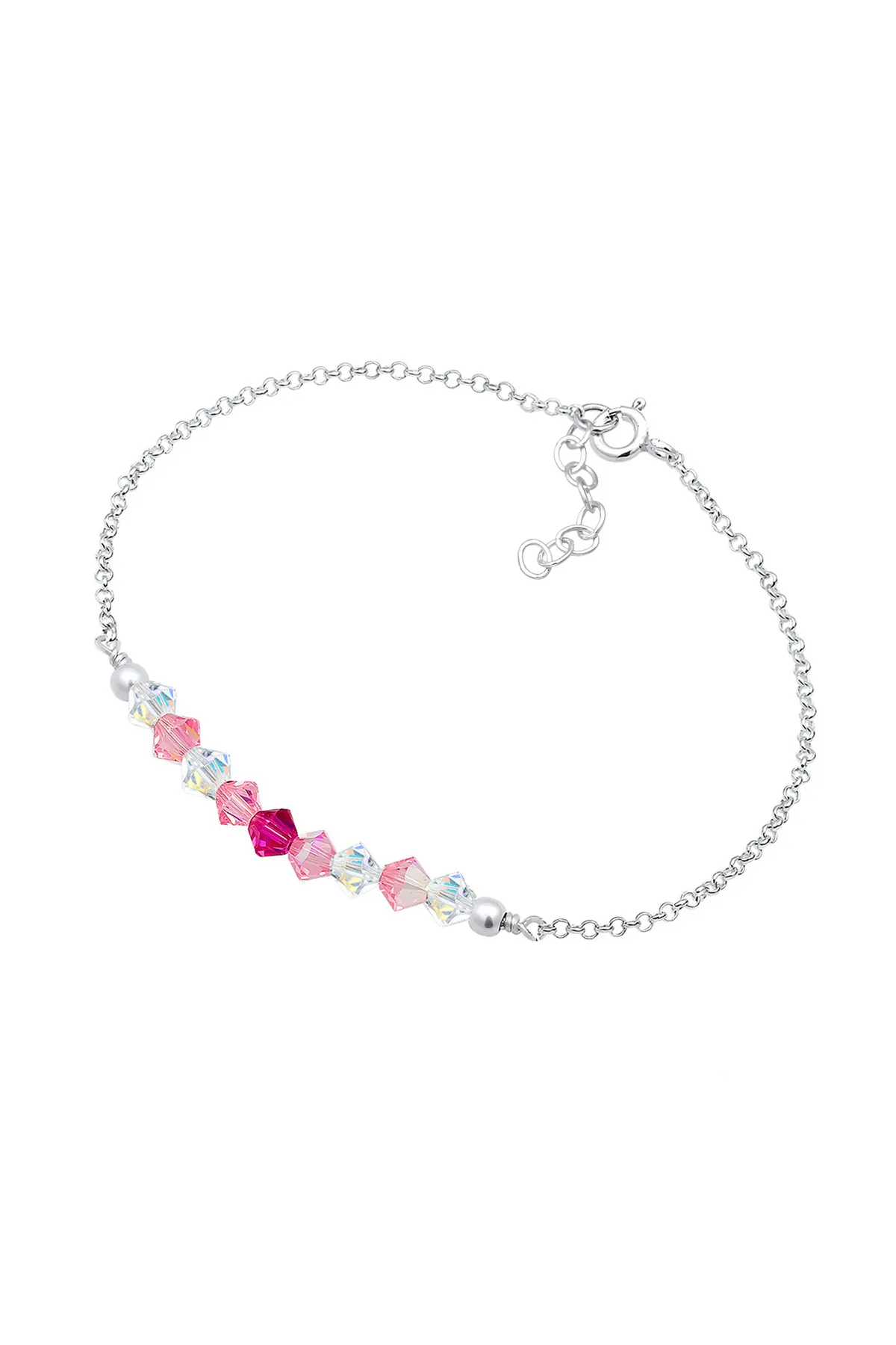 ELLI  Armband Kinder Beads Kristalle 925er Silber