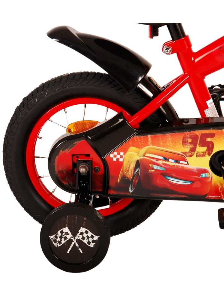 Volare Kinderfahrrad Disney Cars für Jungen 12 Zoll Kinderrad in Rot 3 Jahre günstig kaufen onesize