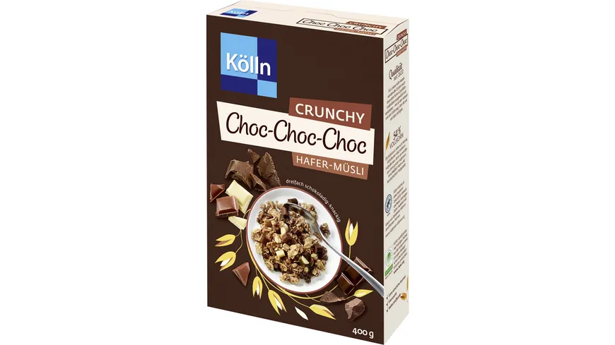 Kölln Crunchy Choc-Choc-Choc Hafer-Müsli 400 g